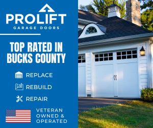 Bucks Happening – ProLift Garage Doors Sidebar Ad (300 x 250 px) (2)